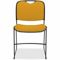 United Chair Co Chair, Armless, Fabric, 17-1/2inx22-1/2inx31in, BK/Zest, 2PK UNCFE3FS03QA07